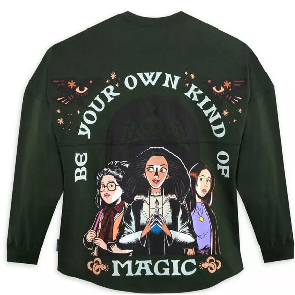 Disney Hocus Pocus 2 Spirit Jersey Green Womens Large - Picture 2 of 8